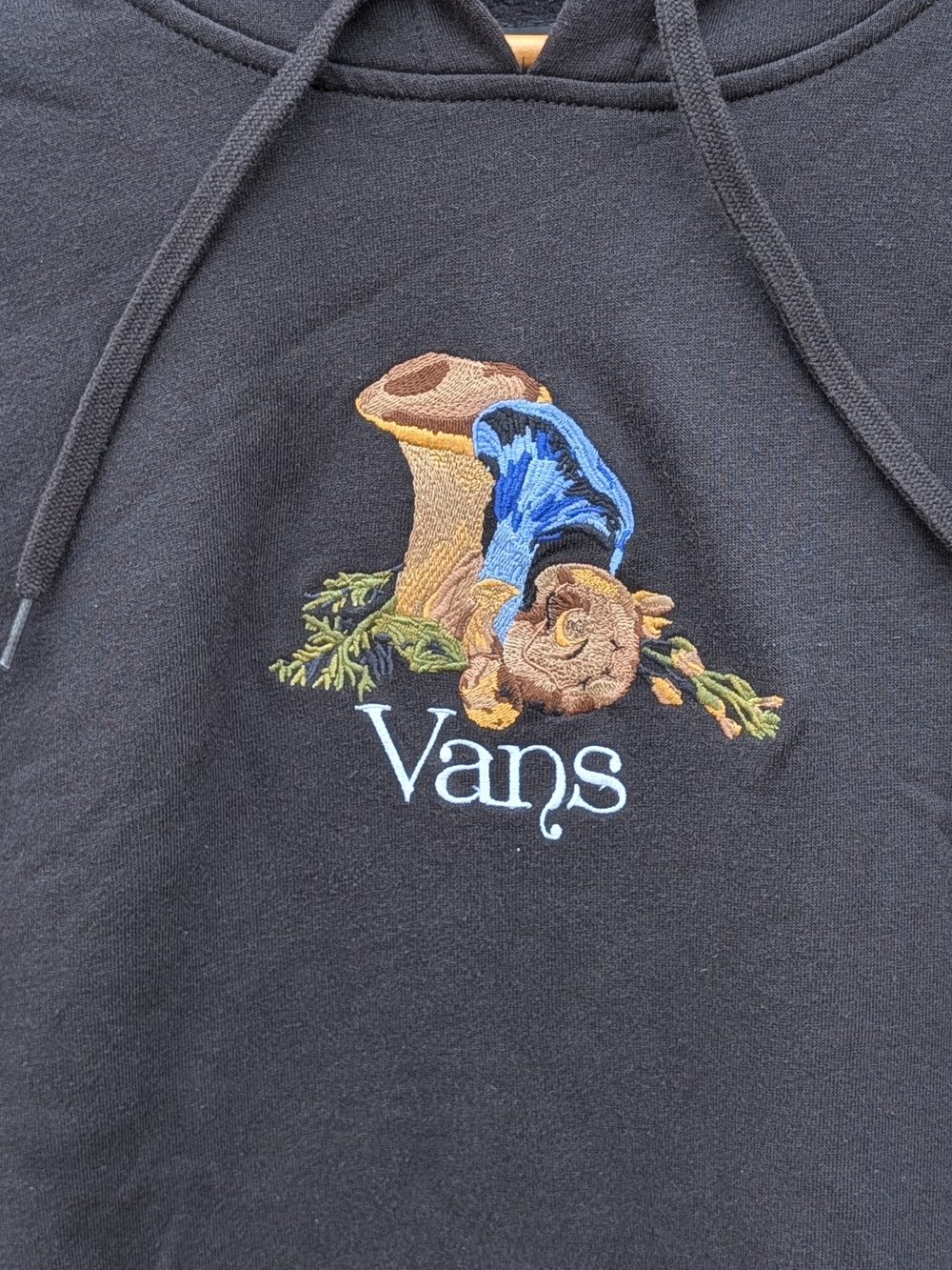 Vans "Still Life" Botanical Mushroom Embroidered Hoodie - Men’s Large - Picture 12 of 13
